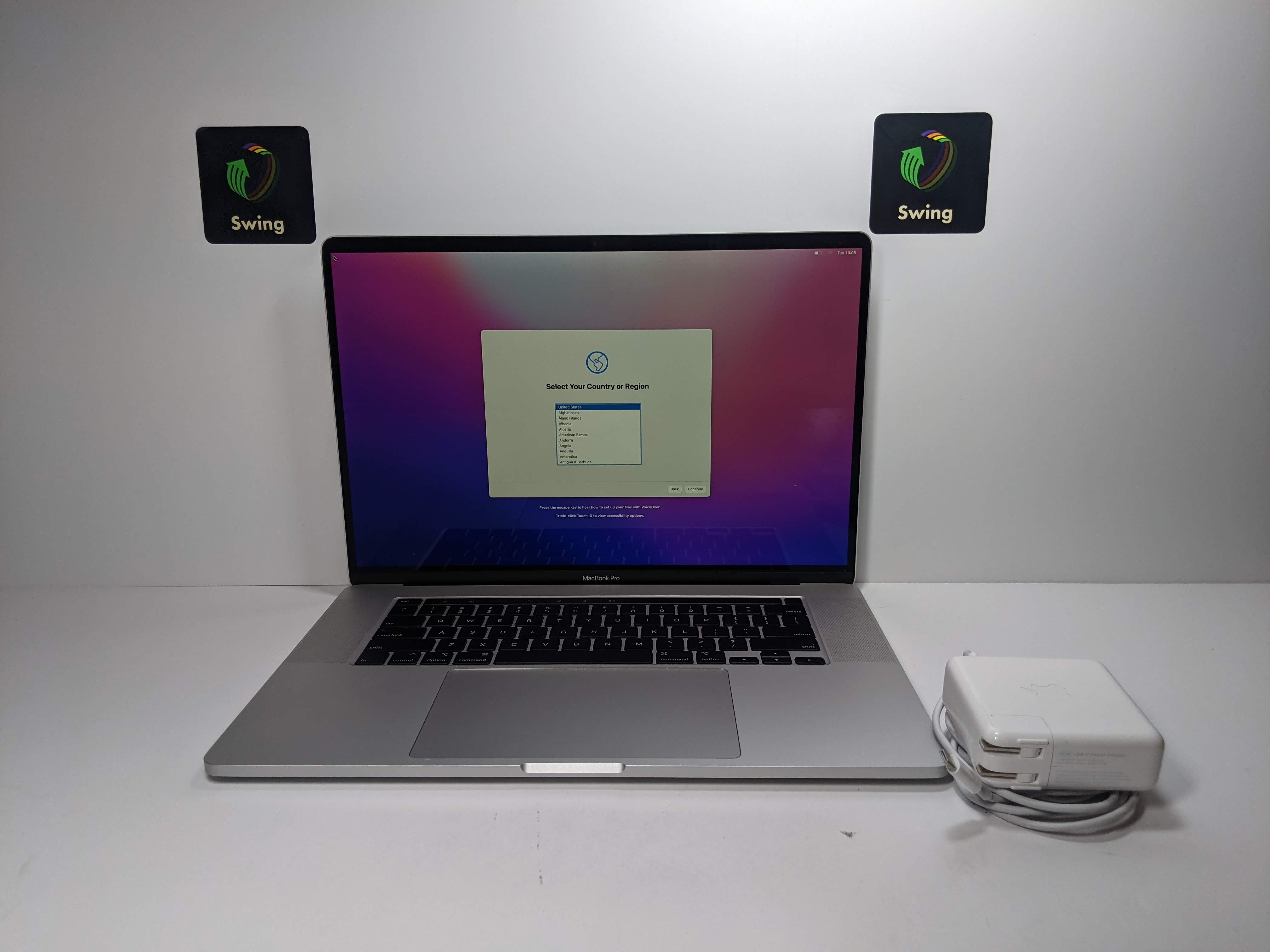 pic of 2019 Macbook Pro 16" 16GB I9-9880H 2.30GHz 1TB SSD 16GB Radeon 5500M Apple Care+