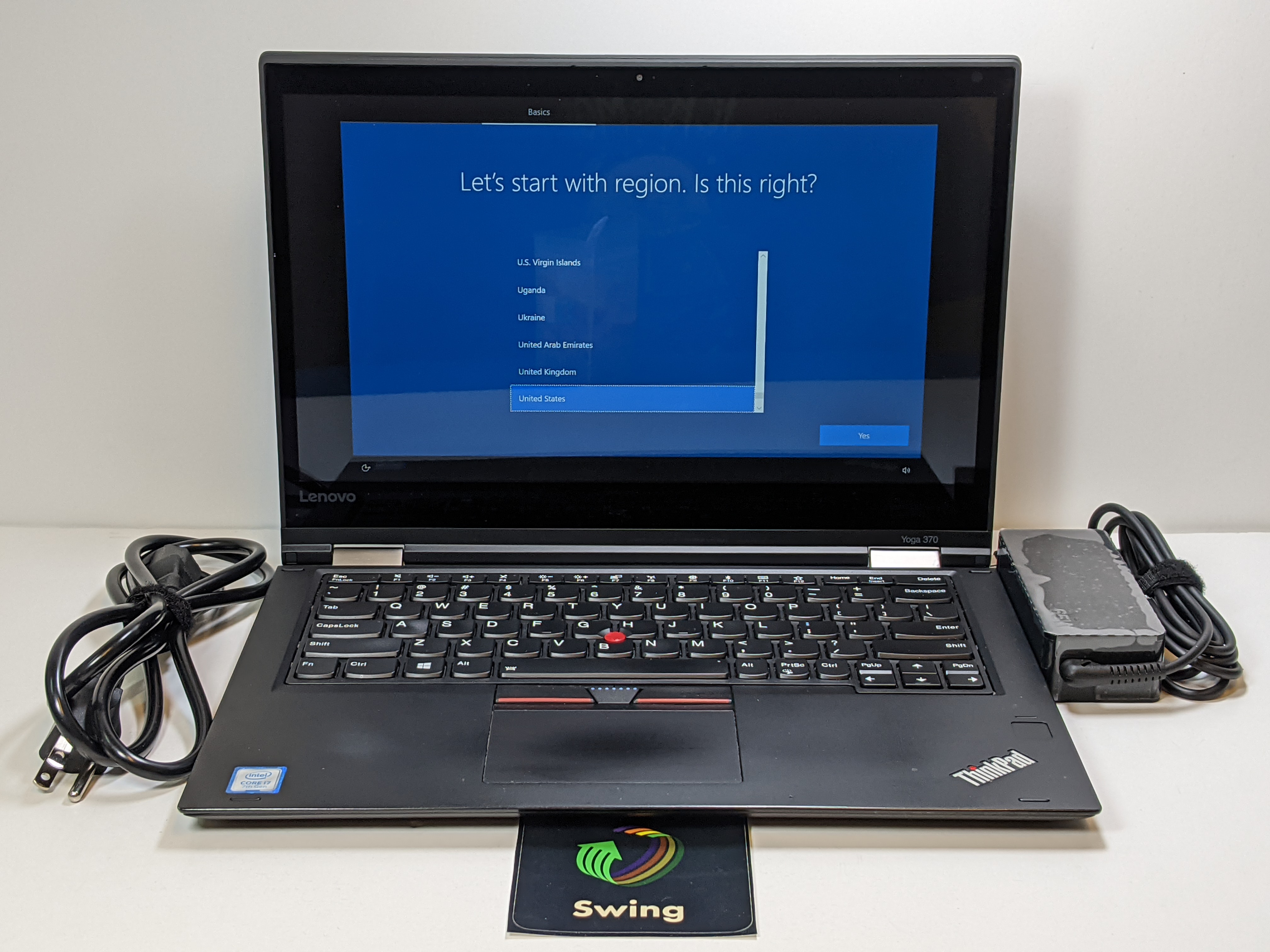 pic of LENOVO THINKPAD YOGA 370 13.3" FHD Touch I7-7500U 256GB SSD 16GB W10P Stylus