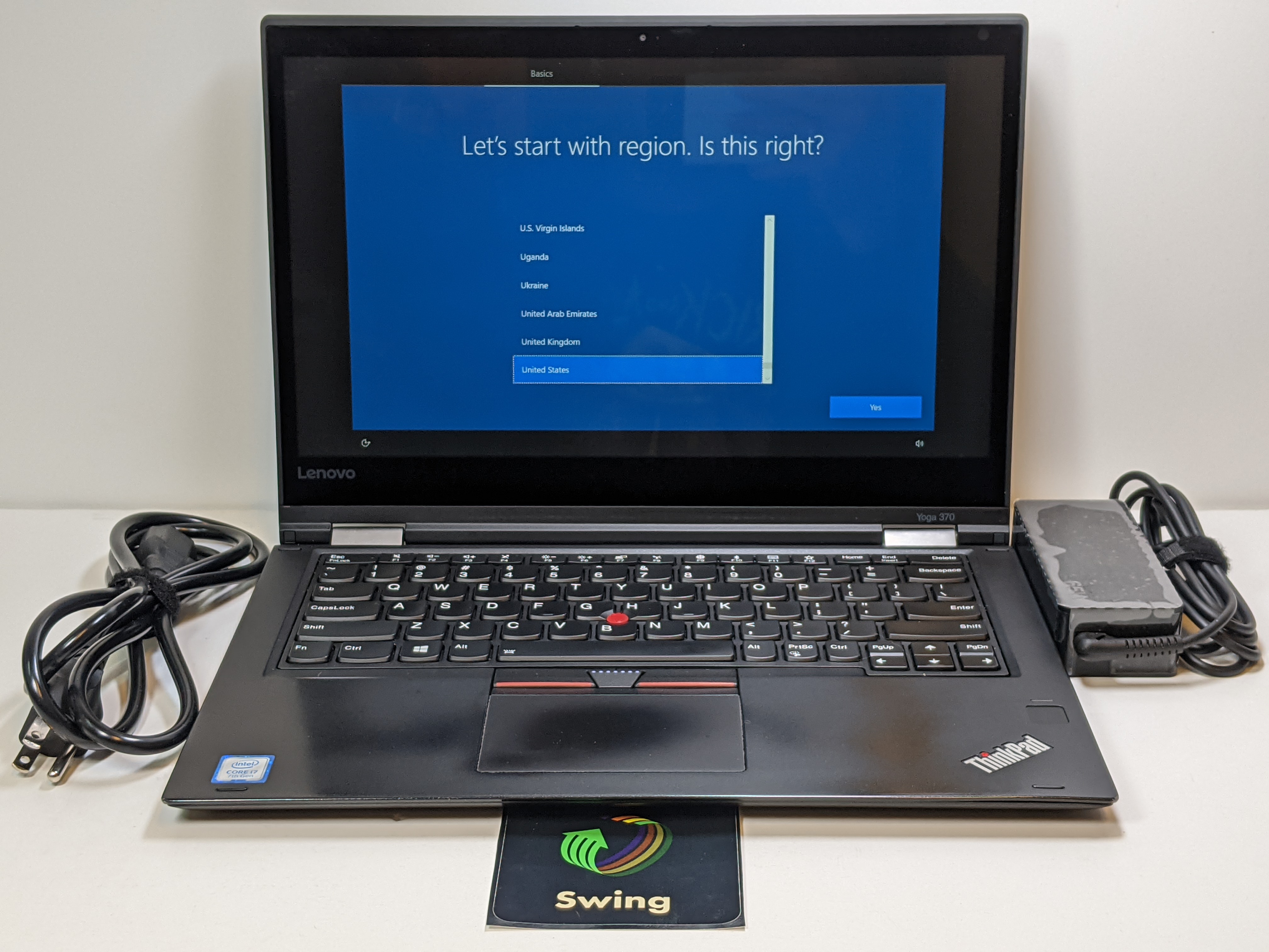 pic of THINKPAD 2-in-1 YOGA 370 13.3" FHD Touch I7-7500U 256GB SSD 16GB W10P Stylus